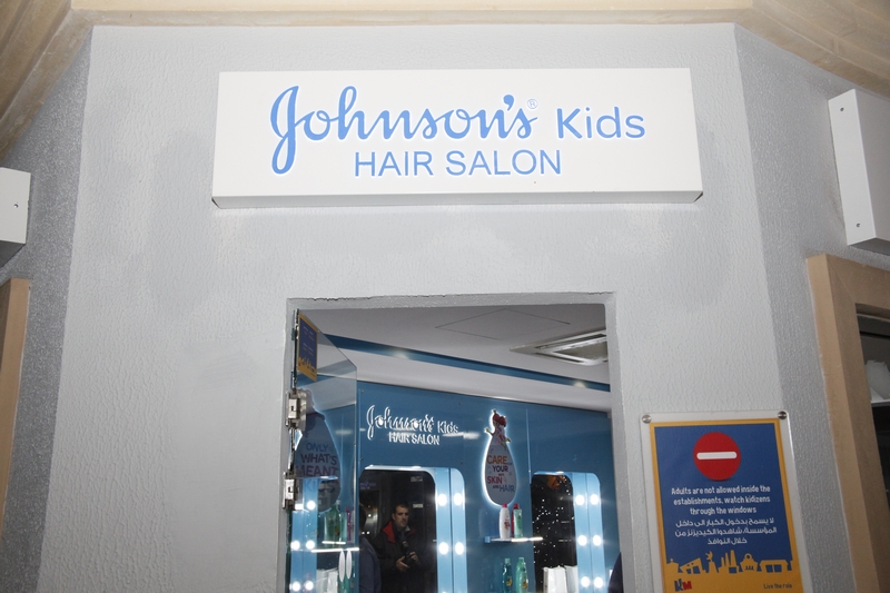 Launching of Johnson's Kids Hair Salon at KidzMondo